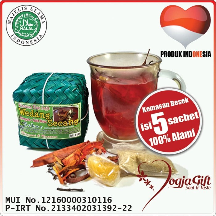 

NEW Wedang Secang Rempah Gula Batu Sekar isi 5 sachet