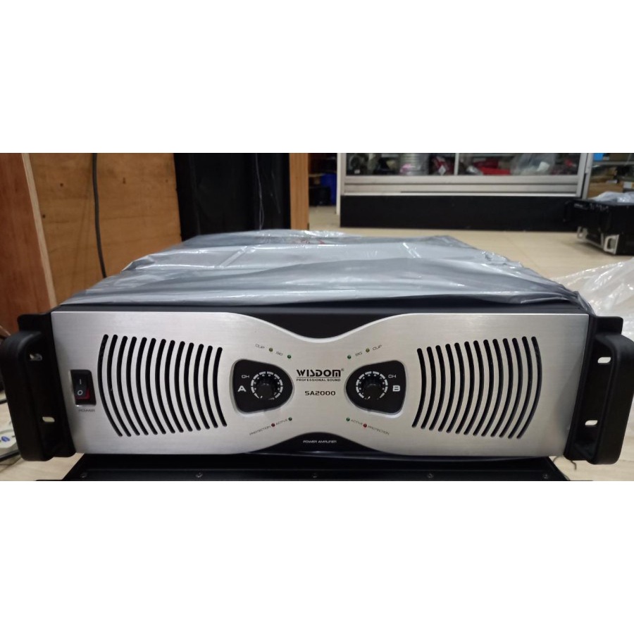 POWER AMPLIFIER WISDOM SA 2000 power amplifier wisdom SA2000