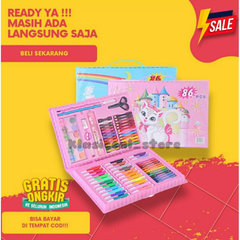 

CRAYON 150 PCS PENSIL WARNA ANAK SET KOPER ALAT TULIS KRAYON WARNA DAN MELUKIS TERBARU FULLSET