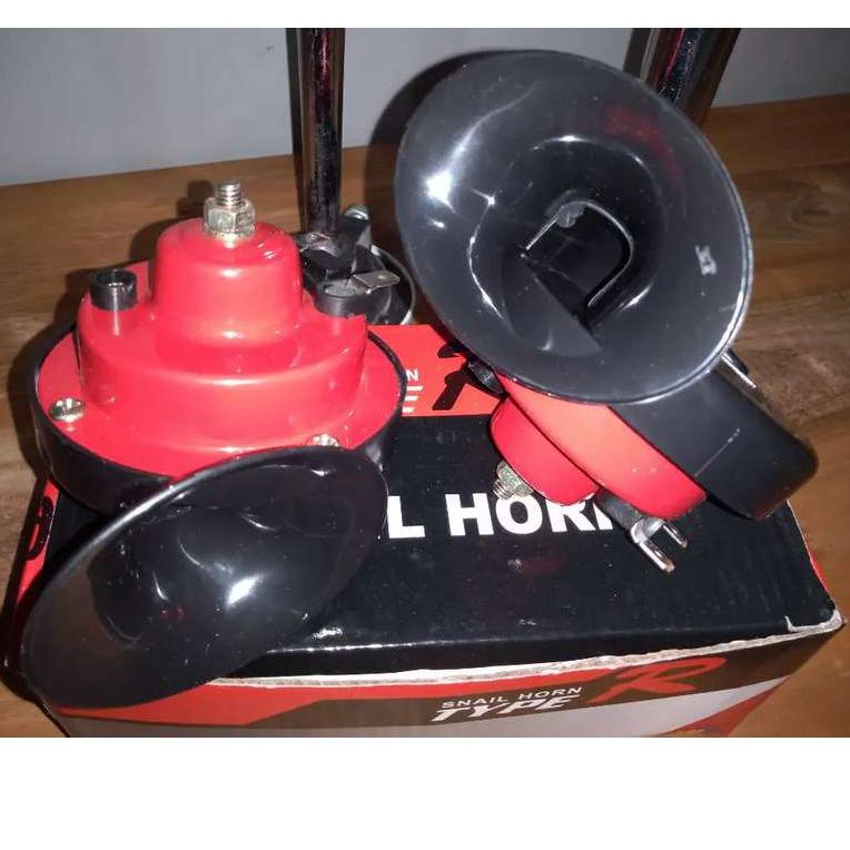 ㅝ Klakson Keong TRUK AKI 2 VKeras 24Volt / Horn Keong 24V , klakson truk, tronton klakson keong truc