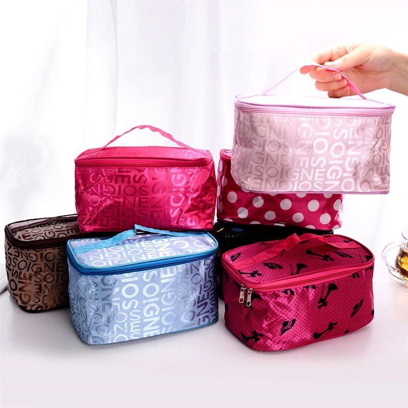 Tas Kosmetik Polos Warna Warni