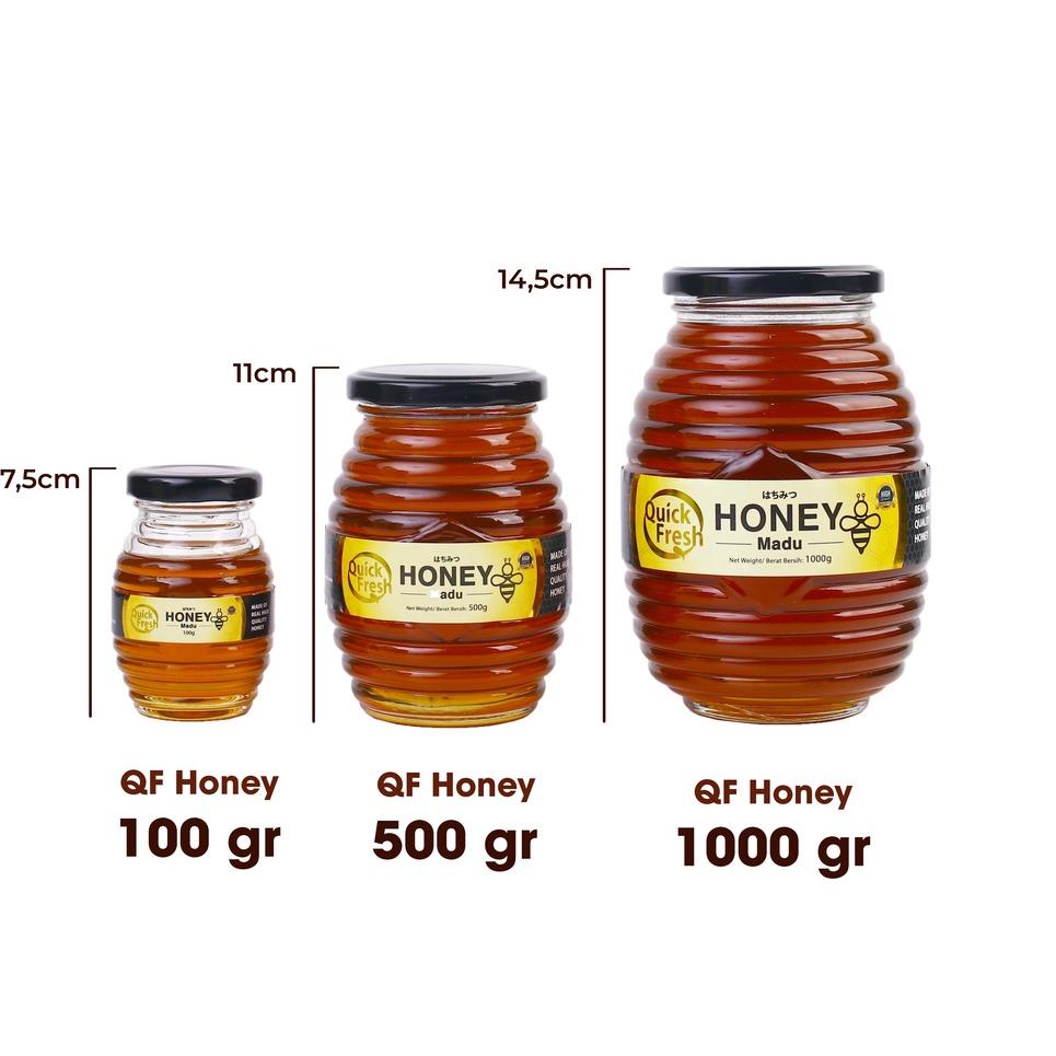 

(A-B3B-✔) Quick Fresh Madu Honey 1 kg Jar siap dikirim