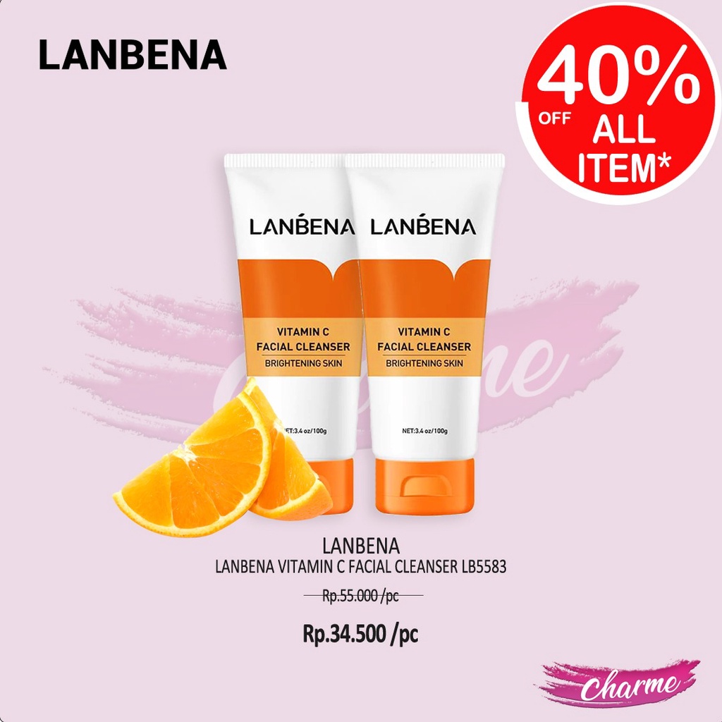 (READY &amp; ORI) LANBENA VITAMIN C FACIAL CLEANSER LB5583
