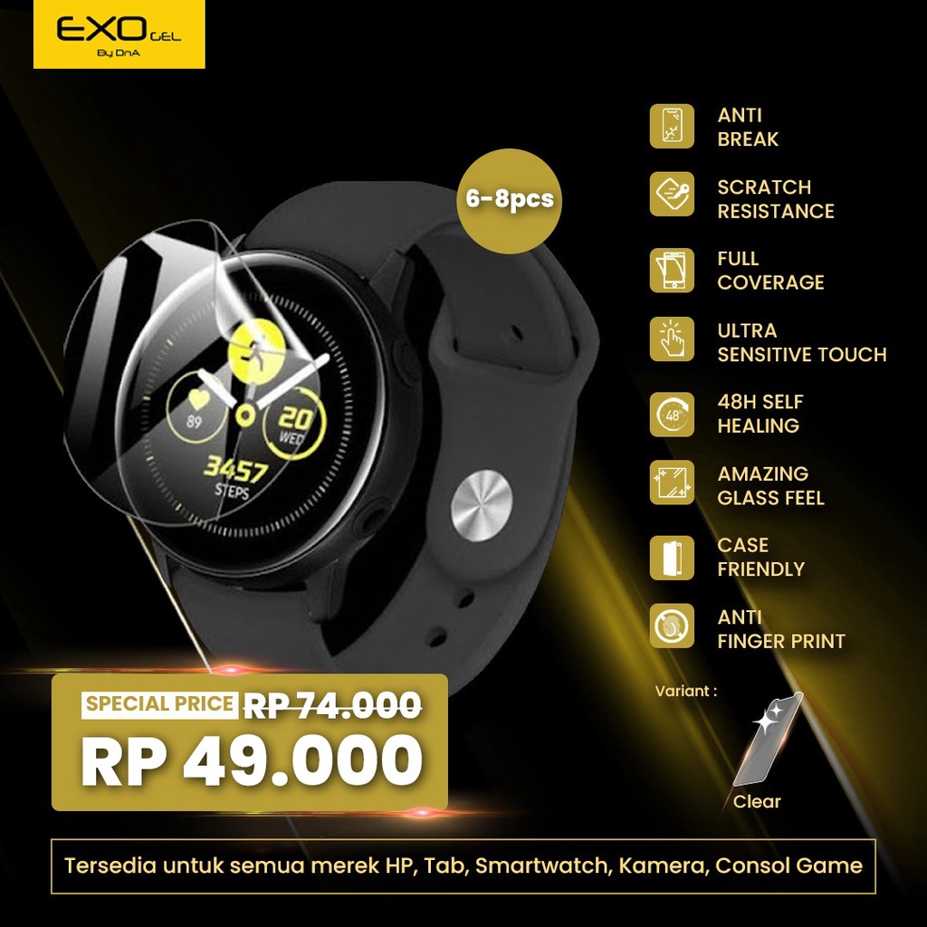 Exo Hydrogel Huawei Watch Band 4 Pro Screen Protector - Not Tempered