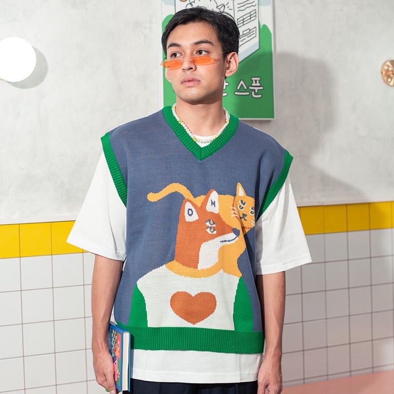 Bosom Buddy Two Way Knitted Vest
