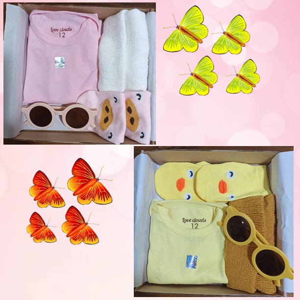 Paket Newborn Gift Baby Hampers – Boy &amp; girl - Parcel bayi / hampers bayi laki-laki perempuan /hampers bayi cewek cowok /hampers newborn /hampers baby girl boy /kado lahiran