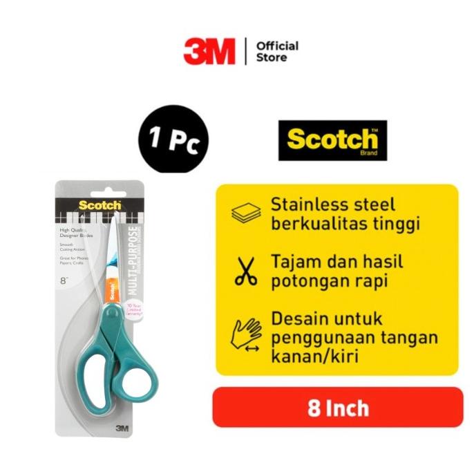 

Scotch 3M Gunting Serbaguna Aman dan Egronomis 8, 1428-PA