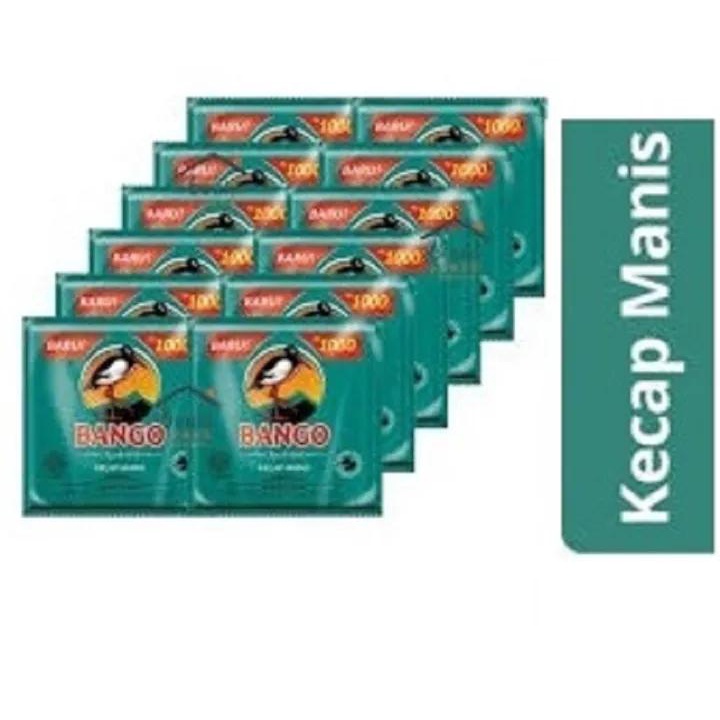 

46 PCS KECAP MANIS BANGO SACHET UKURAN 18ML - SOCISHOP88