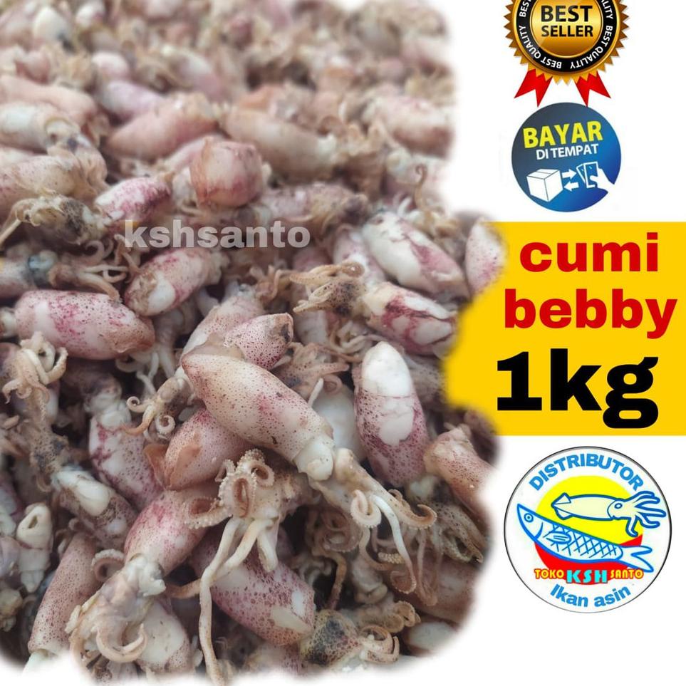 

(PROMO 8C946) ikan asin cumi beby-1kg ☆