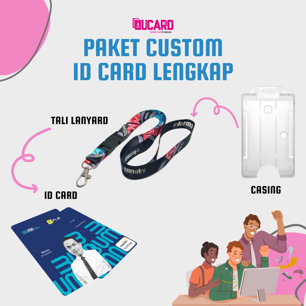 

PAKET LENGKAP ID CARD TALI LANYARD KARYAWAN PEGAWAI CUSTOM MURAH