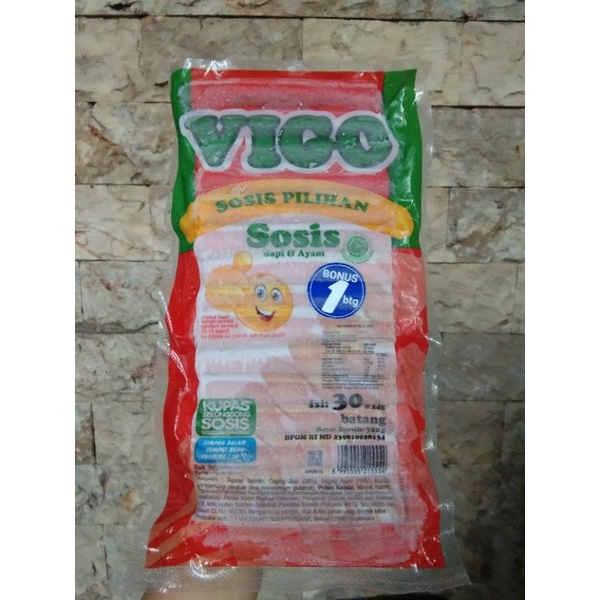 

Vigo Sosis Ayam dan sapi isi 30