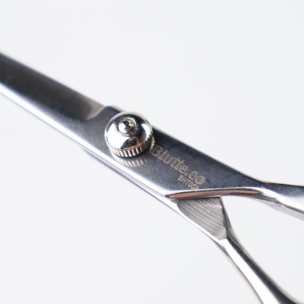 Gunting Rambut Full Stainless Steel Model Flat Cut - BHT002 - Silver - OMHZ9LSV