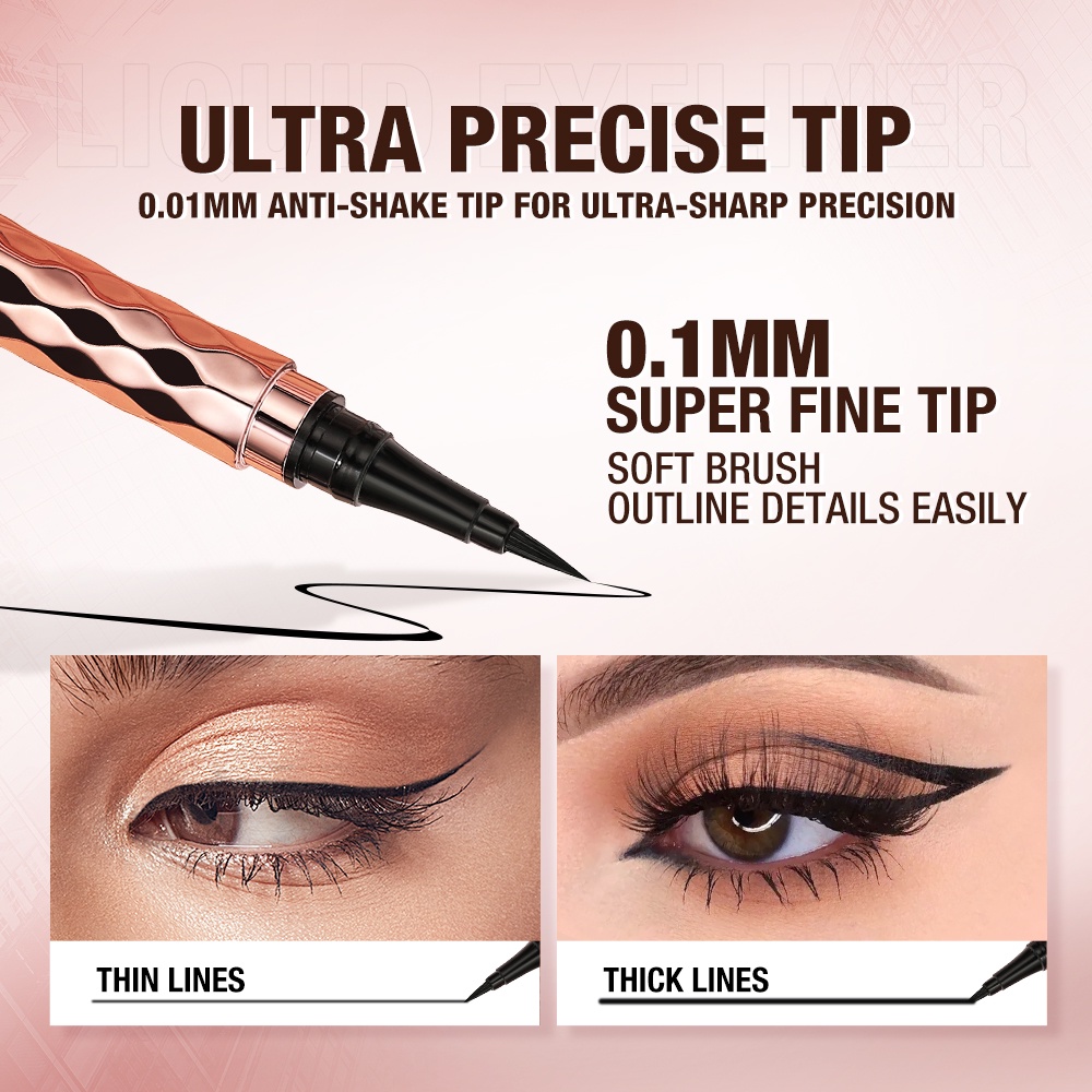 O.TWO.O Liquid Eyeliner  Pencil Waterproof Long-lasting Eye Makeup