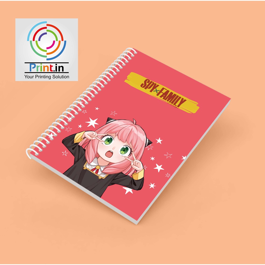 

Notebook Spiral Anime Spy x Family Anya Forger M2 Hardcover dan Softcover