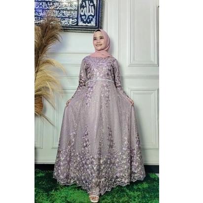 Tren Terbaru Gamis Ria Ricis Tuton Sparkling Original Butik