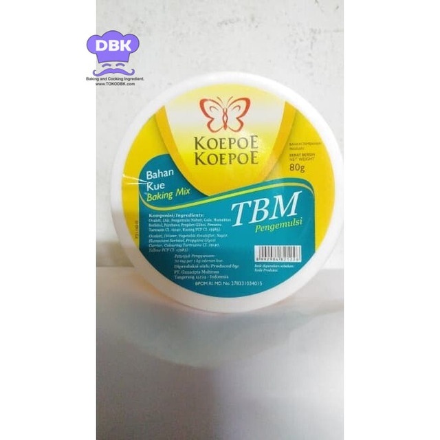 

Kupu-Kupu koepoekoepoe TBM 80 - 30gr