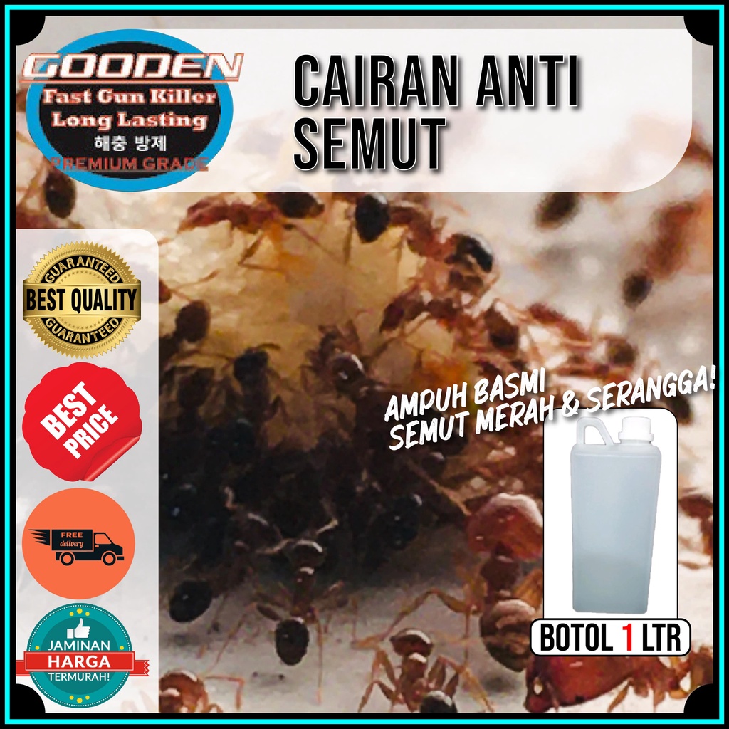 CAIRAN ANTI SEMUT GOODEN 1 LITER Cairan Pengusir Semut Merah Semut Hitam Obat Anti Semut Racun Pemba