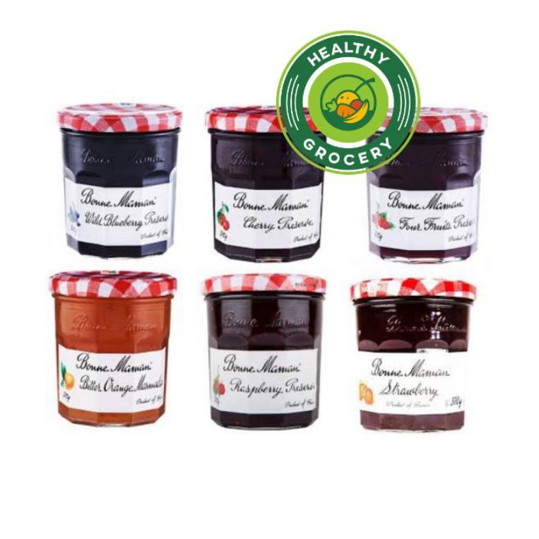 

[PRODUK WM6CD] Bonne Maman All Varian 370gr Selai Orange Marmalade Raspberry Blueberry Strawberry bone mama FSB