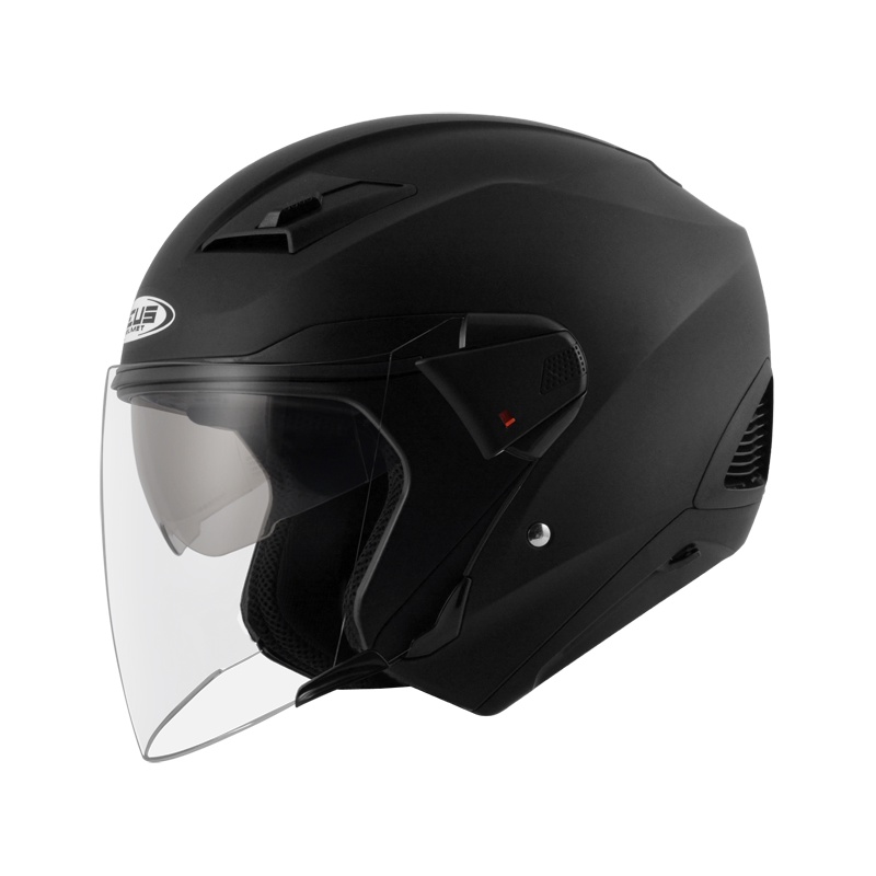 Helm Zeus ZS611 Solid Black Doff | Zeus ZS 611 Double Visor