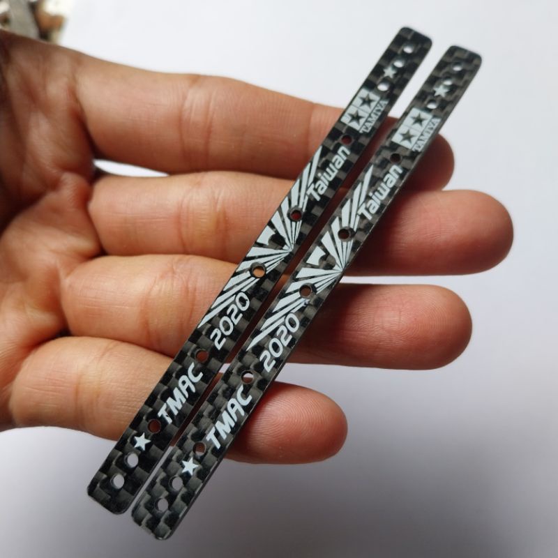 REP TAMIYA HG CARBON 2020 REINFORCING PLATE 13/19MM ROLLER (1.5MM)