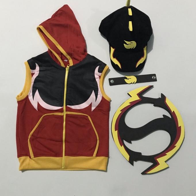 Kostum Set Boboiboy Blaze