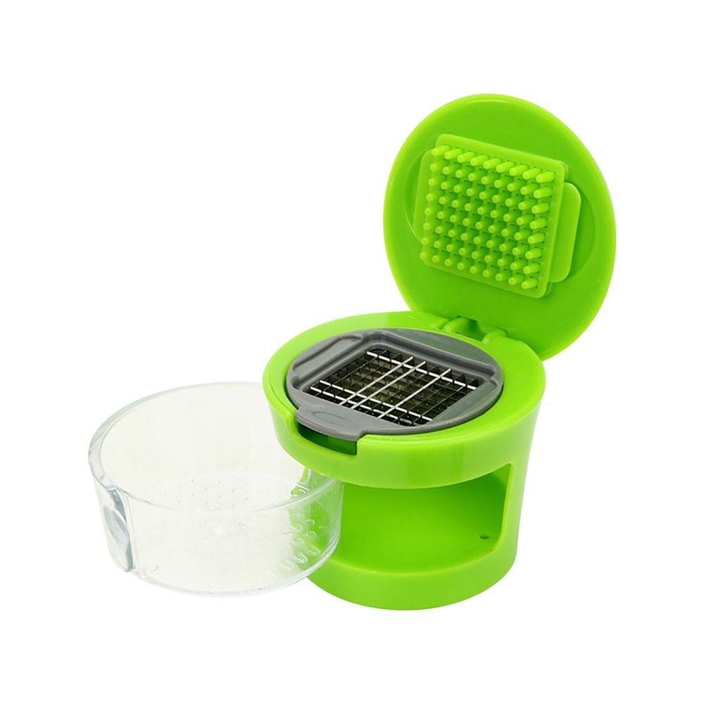 Solighter Manual Garlic Mincer Portable Gadget Perlengkapan Dapur Penekan Bawang Putih