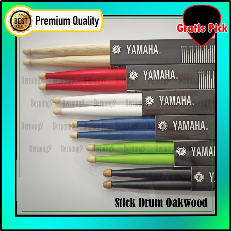 Stick Drum Import Ukuran 5A &amp; 7A Import High Quality Material Oakwood Stik Drum