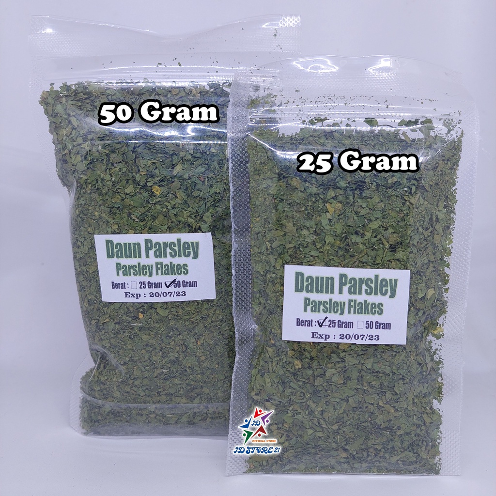 Daun Parsley Kering/Dried Parsley/Parsley Flakes/Peterseli Kualitas Premium Halal