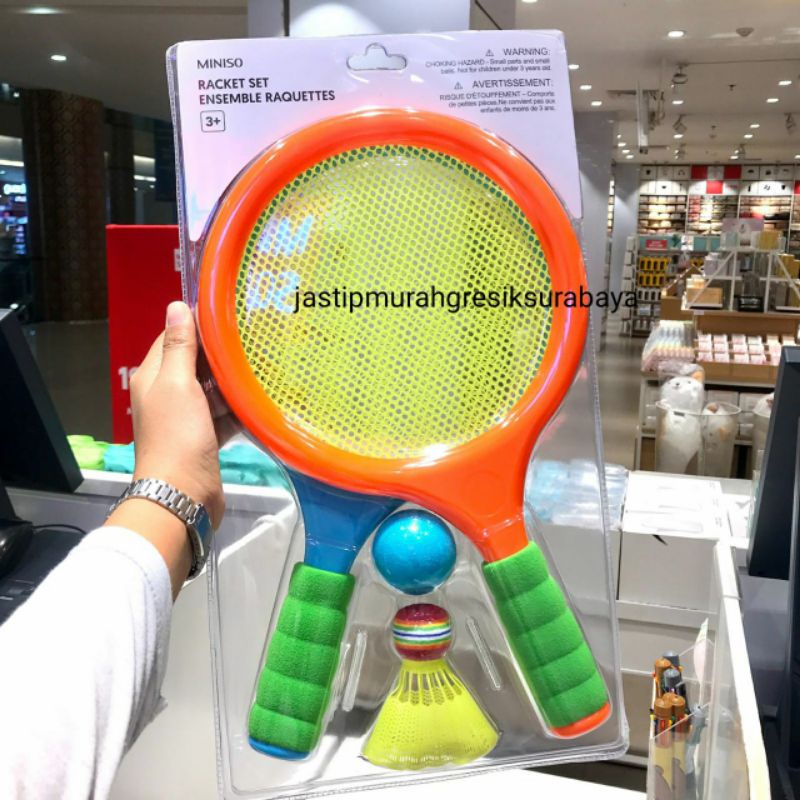 RACKET SET MINISO MAINAN MINISO RAKET MINISO
