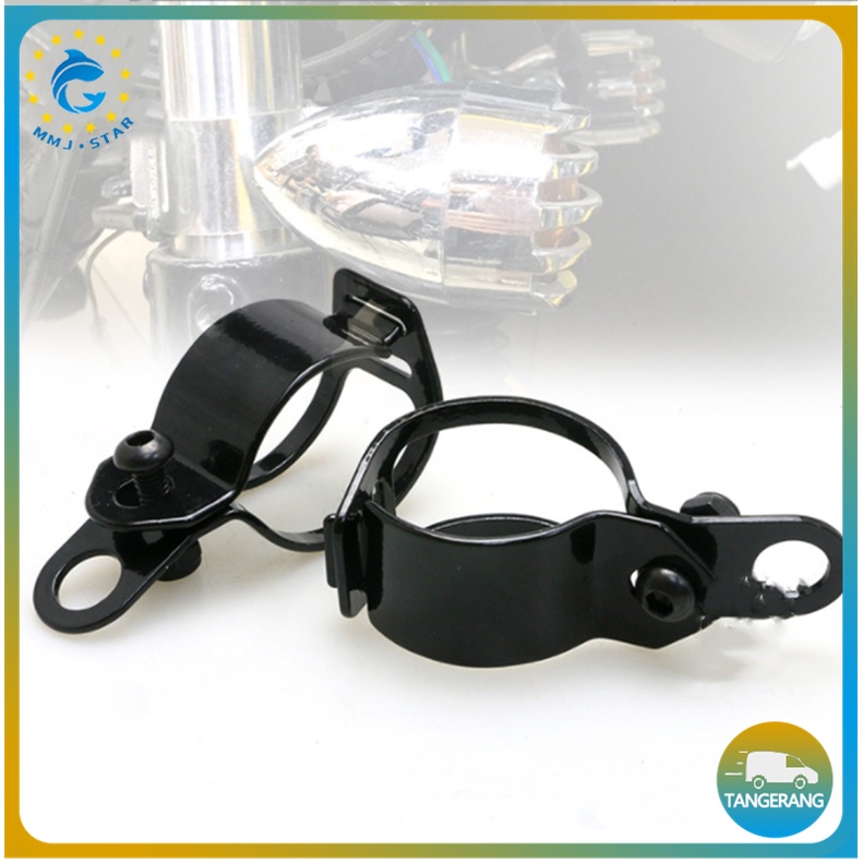 【1 Pasang】Braket Sein Depan Motor/Bracket Lampu Sein Motor/Motorcycle Turn Signal Light Bracket