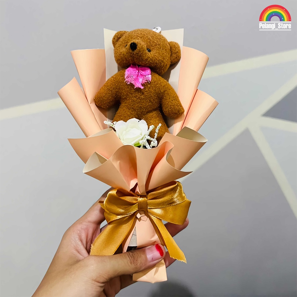(Sehari Jadi) Mini Bucket/Buket Mini/Flower bucket boneka bucket/Mini bucket bisa buat tambahan hadi