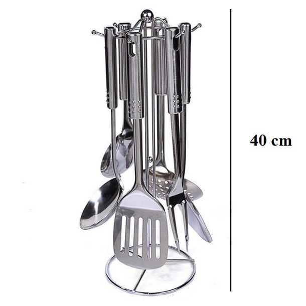 7pcs Kitchen Tool Set Stainless Stee - Set 7 Pcs Alat Dapur Stainless