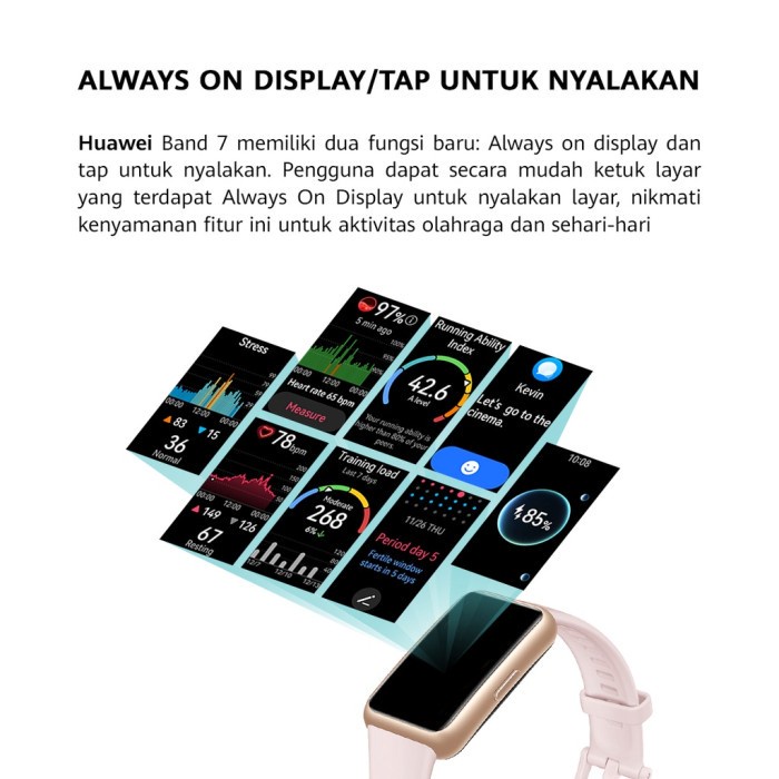 Huawei Band 7 Smartband 9.99m Ultra-Thin Design Automatic SpO2