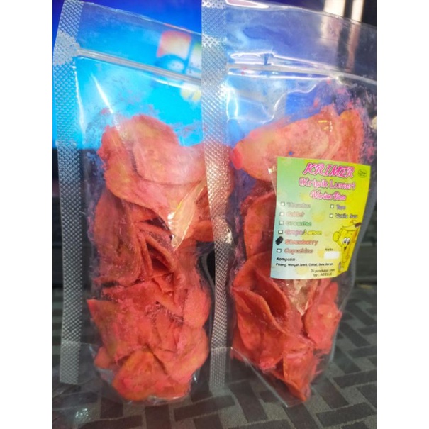 

kripik pisang Strawberry