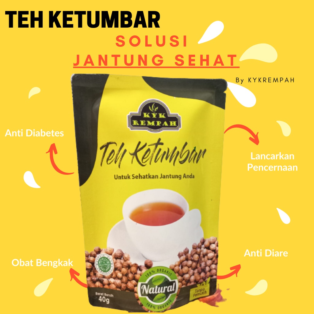 

TEH KETUMBAR SEHATKAN JANTUNG/ WEDANG KETUMBAR [POUCH]
