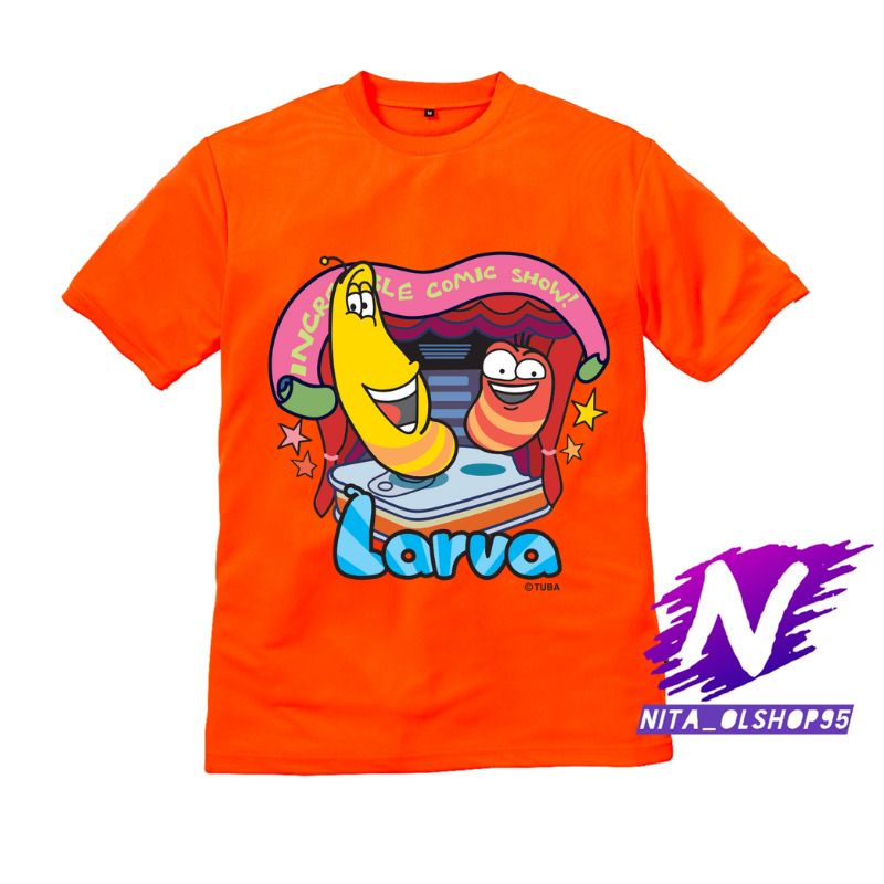 BAJU ANAK KAOS ANAK LARVA SERIAL ANIMASI