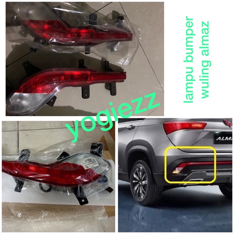 lampu bumper belakang wuling almaz mata kucing bemper bamper wuling almaz ori original wuling almaz 