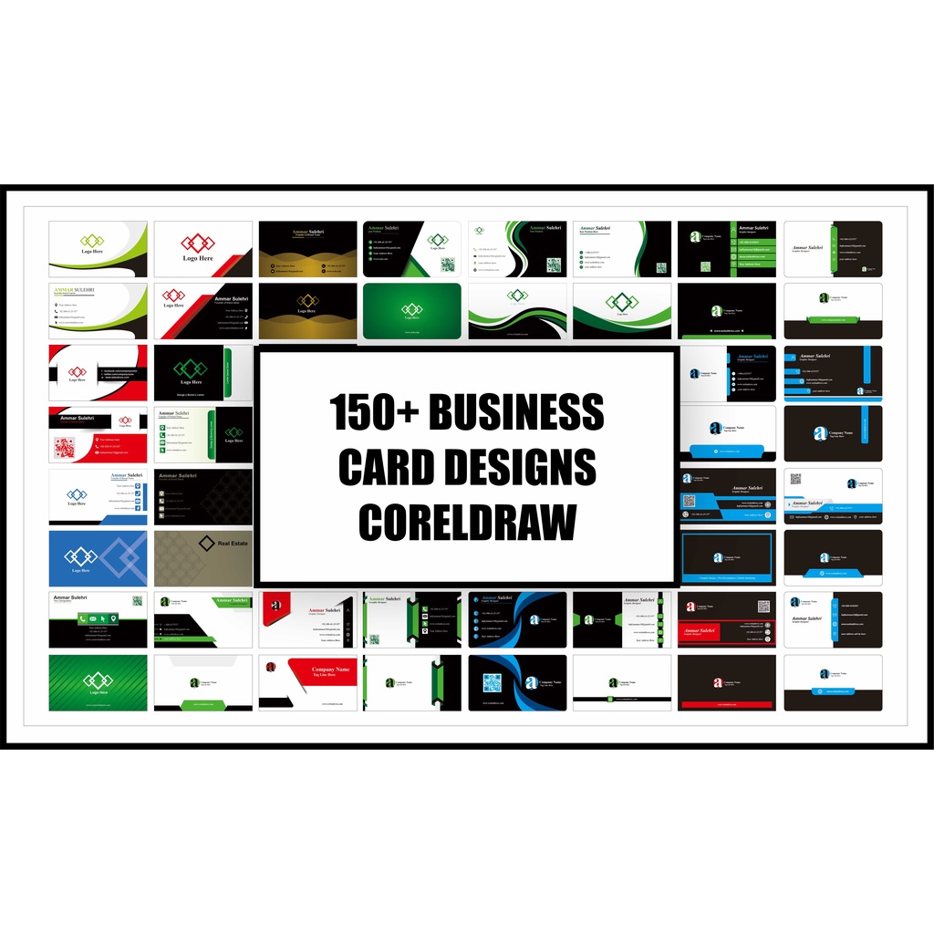 150+ Business Card Designs Coreldraw