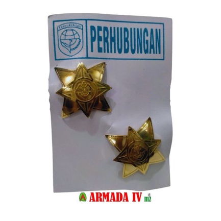 Pin Monogram Bintang DISHUB Paku