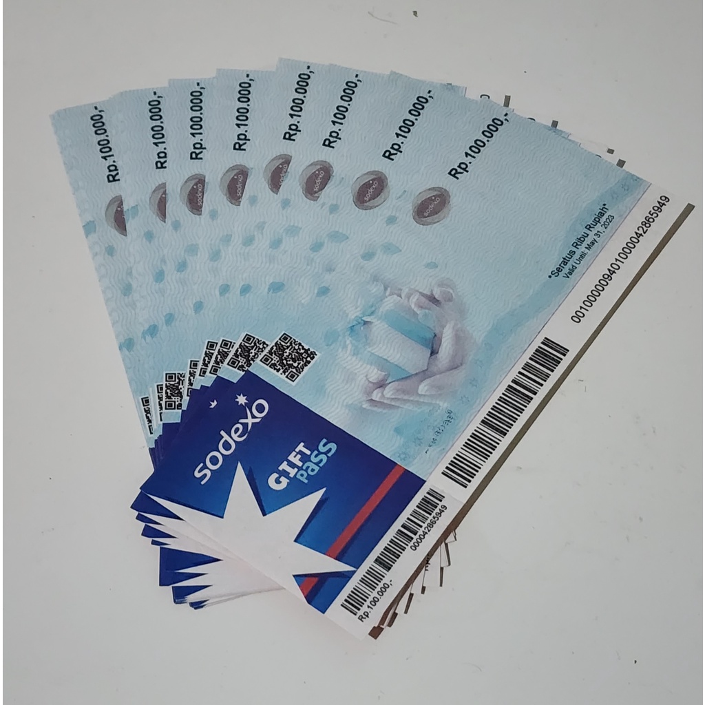 Voucher Sodexo 100 Ribu