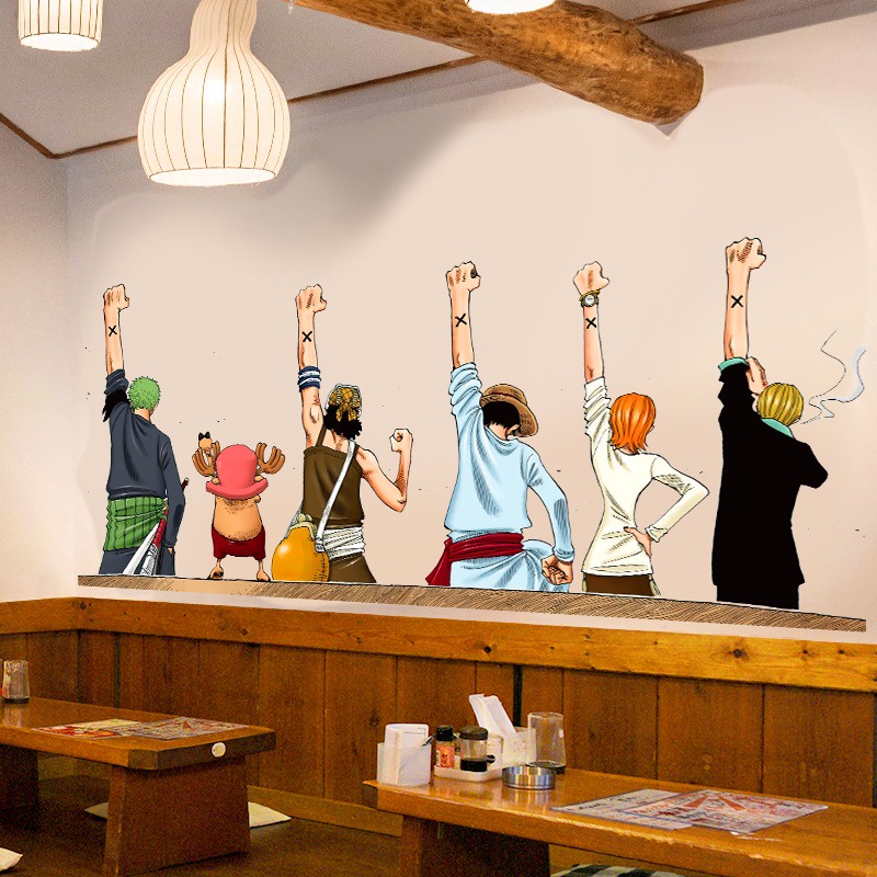 WALL STICKER TEMBOK STIKER ONEPIECE ONE PIECE HIASAN TEMPELAN WALLSTICKER LUZZY LUZY ZORO DEKORASI KAMAR TIDUR RUANG TAMU PINTU JENDELA MOTIF TEMA KARTUN KARAKTER SETIKER POSTER WALLPAPER MANGA ANIME BAJAK LAUT ONEPIECE ONE PIECE WANTED @banyak