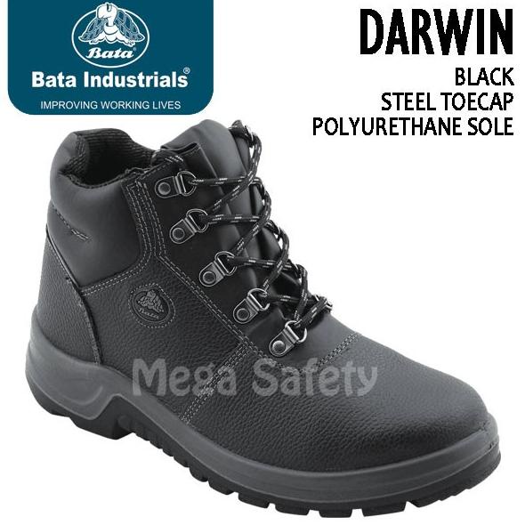 Sepatu Safety Shoes Darwin Black