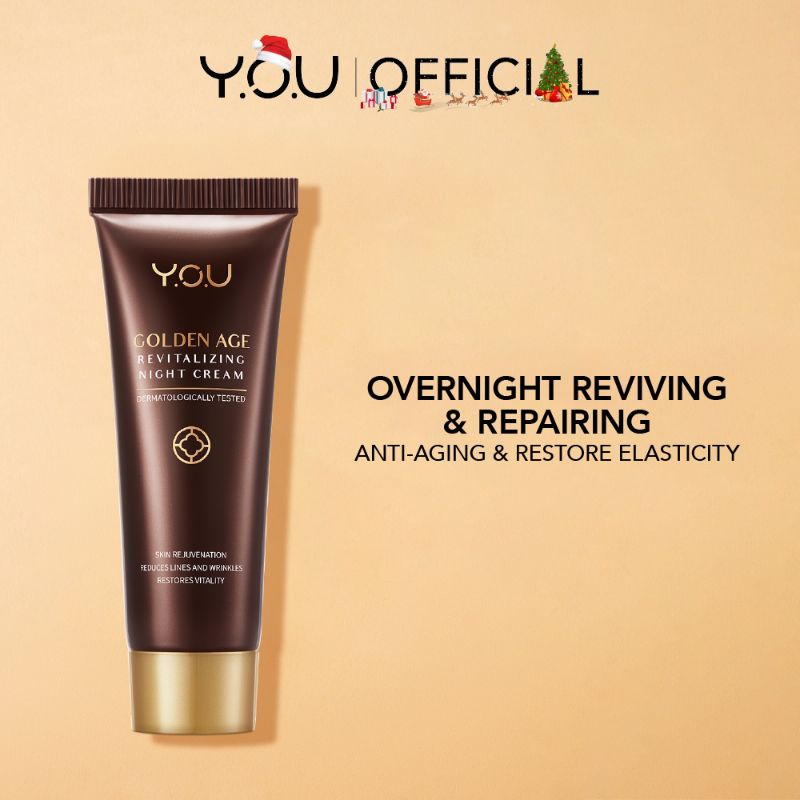 YOU Golden Age Revitalizing Night Cream 18g Skin Rejuvenation &amp; Anti-Aging Restores Vitality