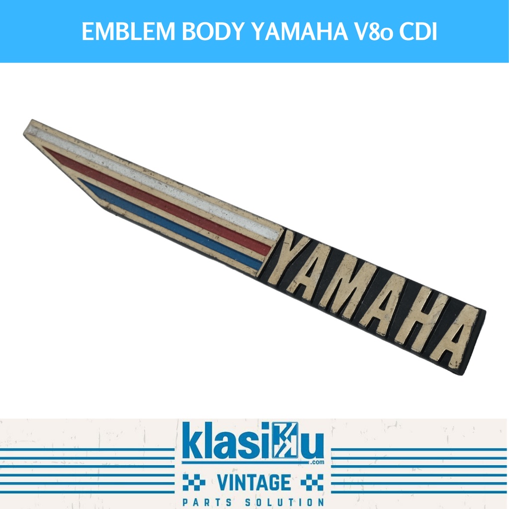 Emblem Body Yamaha V80 Cdi Tahun 81 82 Bagian Belakang