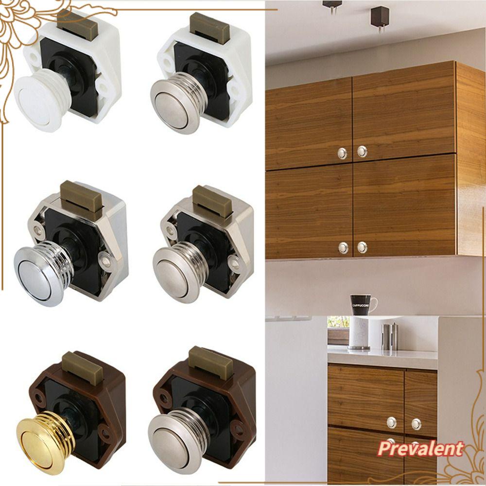 Preva RV Push Lock Furniture Hardware Rumah Perahu Kemping Mobil