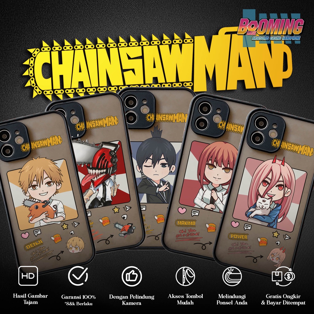 Case SAMSUNG J2 PRIME J3 J4 PLUS J6 PLUS  J7 J7 CORE J7 PRIME A71 CHAINSAW MAN CHIBI Case Soft TPU P