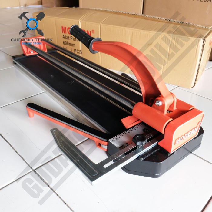 Alat Potong Granit Keramik Manual Tangan 60cm MODERN / Manual Granite Tile Cutter Bahan Plat Besi 600mm MODERN
