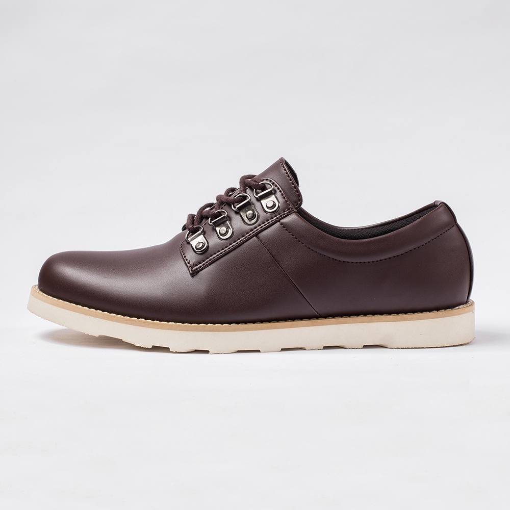 QENAN BROWN |ManNeedMe x NAZ| Sepatu Pria Casual Pantofel Formal Shoes ORIGINAL