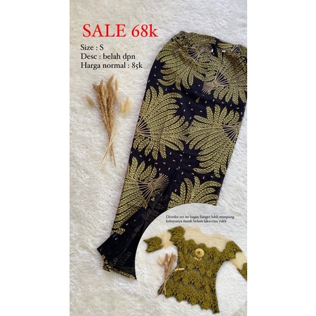 Kebaya dan Rok Batik Produk Sale