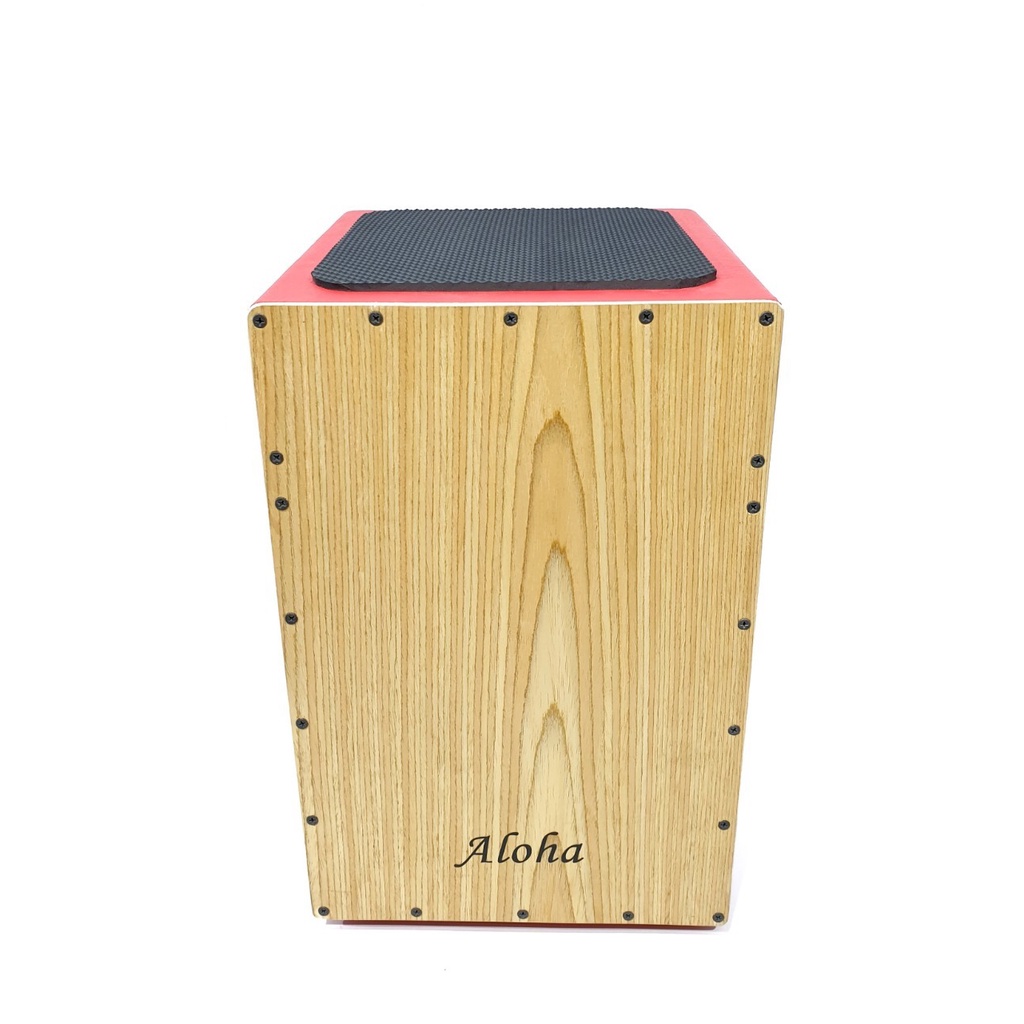 Cajon Merk Aloha Original Warna Merah Natural Hitam Cahon Drum Portable Cahun Murah Jakarta